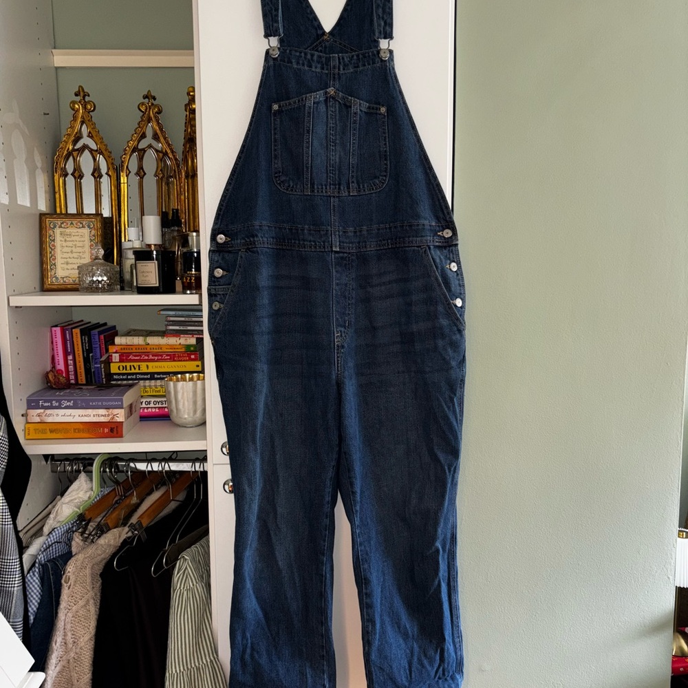 Old Navy Dark Blue Denim Overalls